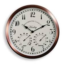 We did not find results for: Henley Garden Wall Clock Thermometer 30 5cm Copper Effect