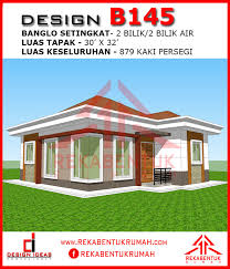 For more information and source,. Banglo Setingkat Design Rumah Moden Simple 33 Reka Bentuk Rumah Moden Sebagai Inspirasi Untuk Anda Hias My Pelan Rumah 1 Tingkat 4 Bedroom 3 Bathroom 2152 Kaki Persegi Nurul Kinani