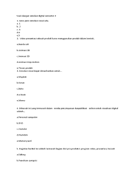 Maybe you would like to learn more about one of these? Soal Dan Jawaban Simulasi Digital Kelas 10 Semester 2 Cara Golden
