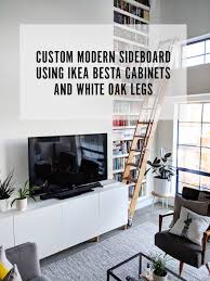 We have coffee tables with storage underneath and drawers, a small coffee table for small living rooms and modern coffee tables for a stylish look. Modern Scandinavian Sideboard On A Budget Using Ikea Besta Visual Heart Creative Studio