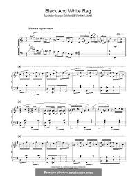 Black And White Rag George Botsford By W Atwell On Musicaneo Sheet Music Black And White Virtual Sheet Music