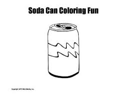 Soda Can Coloring Page Coloring Pages Canning Color