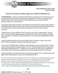 This Was Sent Out Yesterday Not Sure If Anyone Received It From The Pida Pidas Small Business First Program The Funding T In 2020 Small Business First Step Business