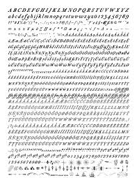 OldFonts.com | Geographica Bold Italic, a modern font based on  eighteenth-century cartographic materials