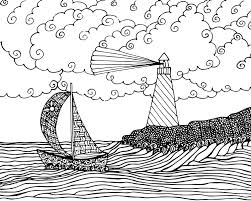 Sailboat coloring pages for adults. Pin On Color Me Zen