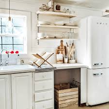 The beginning process of our farmhouse style, double wide kitchen remodel. Our Best Tips To Remodel A Mobile Home On A Budget Mobile Home Living