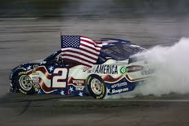 Nascar drivers need to stay in shape and have good stamina in order to concentrate while driving at such high speeds. Michigan Nascar Driver Brad Keselowski Holds The American Flag And Does A Burnout After Winning The Nascar Race At Kentuck Brad Keselowski Nascar Racing Nascar