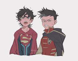 damian wayne and jonathan kent (dc comics and 1 more) drawn by  hokkemaruyaki | Danbooru