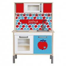 Ikea Kinderkueche Hack Selbst Gestalten Mit Wunschtext Bygraziela Apfel Blau Rot Klebefolie 01 Ikea Duktig Ikea Kinderkuche Ikea