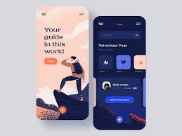 Backpacker App Concept Banking App Backpacking App