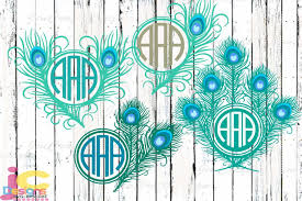 Here you'll find wide selection of icons in a variety of different styles, sizes, formats and themes. Peacock Feathers Monogram Frame Svg Eps Dxf 110539 Svgs Design Bundles