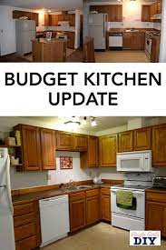 Budget Kitchen Update Ideas Kitchenremodelingideasonabudget Diy Kitchen Remodel Kitchen On A Budget Updated Kitchen
