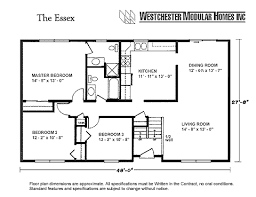 Essex By Westchester Modular Homes Ranch Floorplan Floor Plans Modular Homes Floor Plan Layout