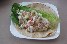 Imitation Crab Salad Wrap Recipe Recipe Vegetable Soup Healthy Imitation Crab Salad Avocado Recipes