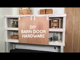 Cut some additional strips at 5″ for the top rails. How To Make Diy Barn Door Hardware For A Sliding Door With Only Hand Tools Youtube