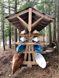 Keeping your canoe off the ground will eliminate dead grass, excessive rotting and animal nests. Storage Rack Solutions