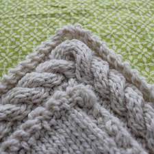 Continuous Cable Border Pattern Etsy Knitting Knitting Instructions Knitting Stitches