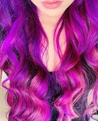 Purple Rain Galaxy Hair Color Pretty Hair Color Hair Inspo Color