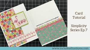 Including embossing, rubber stamping, quilling, parchment, layering and more to make your handmade cards spectacular. Card Tutorial Simple Card Making Techniques Simplicity Series Ep 7 Youtube