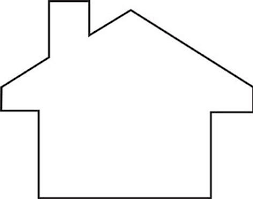 Image Result For Printable House Templates House Outline House Template Template Printable