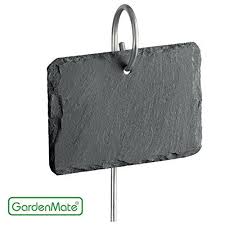 gardenmate 10 pack 22 slate plant labels with metal rod ohmy ohdamn holyshit and takemymoney https smile am plant labels natural style plant markers