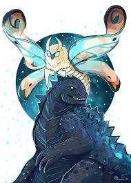 Goji And Mothra By Dariiy Godzilla Wallpaper All Godzilla Monsters Godzilla Funny