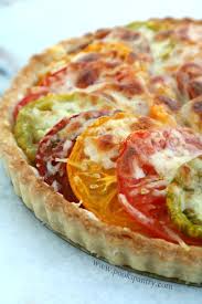Tomato Tart Recipe With Goat Cheese Pook S Pantry Recipe Blog Recipe Tomato Tart Recipe Recipes Tart Recipes