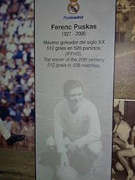 .puskas, 2 nisan 1927'de budapeşte'de dünyaya gelmiştir. Ferenc Puskas Wikipedia