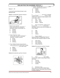 Soalan Objektif Bahasa Melayu Tahun 6