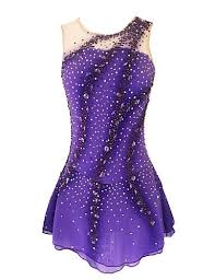 229 42 Figure Skating Dress Women S Girls Ice Skating Dress Sky Blue Violet Yellow Yellow Open Back Spandex Stretch Yarn High Elasticity Training Competit Competition Skating Dress Skating Dresses Figure Skating Dresses