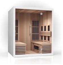 Sauna Infrarot Kombi 3 Personen Mit Glasfront Infrarotkabine Kleine Sauna Design Fur Zuhause