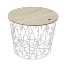 Wire Storage Table With Removable Lid White Room Essentials Table Storage Wire Storage Living Room Pillows