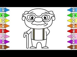 Grandpa Drawing Drawing Grandparents Funny Grandfather Grandparents Day Youtube Drawings Grandparents Day Easy Drawings