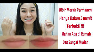 Bibir Merah Alami Dan Mudah Hanya Dalam 5 Menit Terbukti Youtube