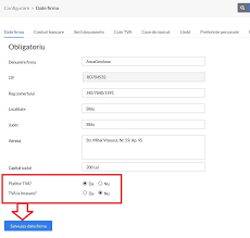In romania, orice firma infiintata, la inceput este firma neplatitoare de tva. Smartbill Cloud Api