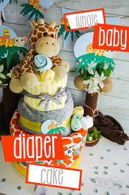 Jungle Theme Baby Shower Cake