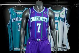 The charlotte hornets introduced three new uniforms on thursday, completing the long process of and as promised by owner michael jordan, there's plenty of teal and purple to go along with that. Pin On Superfanas Lt Nba Shop Europe Nba Jerseys Tee S Shorts Hoodies