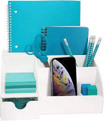 A messy work desk leads to being overwhelmed, less productive, and stressed. White Acrylic Office Desk Organizer With Drawer 9 Compartments All In One Office Supplies And Cool Desk Accessories Organizer Buy White Acrylic Office Desk Organizer With Drawer 9 Compartments All In