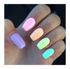 See more ideas about nails, pretty nails, pastel nails. Lumo Pastel Nail Acrylics Esse Multicolored Nails Short Acrylic Nails Designs Luminous Nails