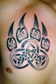 Celtic Bear Paw Tattoo Bear Paw Tattoos Wolf Tattoos Paw Tattoo