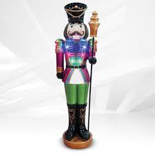 Check spelling or type a new query. Holidynamics Holiday Lighting Solutions 44 In Small Nutcracker Resin With Scepter Outdoor Christmas Decor 66227 The Home Depot