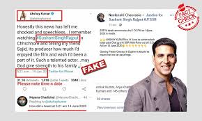 Secondary surveillance radar (ssr) is a radar system used in air traffic control (atc), that unlike primary radar systems that measure the bearing and distance of targets using the detected reflections of radio signals, relies on targets equipped with a radar transponder. No Akshay Kumar Did Not Tweet Condolences Before Ssr S Death