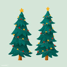 Christmas tree illustrations and clipart (312,681). Two Decorated Christmas Trees Illustration Free Image By Rawpixel Com Weihnachten Illustration Weihnachtsbaum Zeichnen Kleiner Weihnachtsbaum