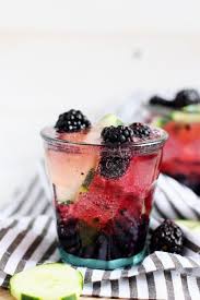 Blackberry Cucumber Gin And Tonic Recipe Yummy Drinks Tonic Recipe Food