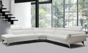 Divani Casa Graphite Modern White Leather Sectional Sofa Modern Sofa Sectional White Leather Sofas Modern Leather Sectional