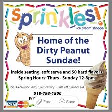 Back for a limited time, caramel chocolate chip is here! Sprinkles Ice Cream Shoppe