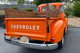Image result for Orange 1954 Truck