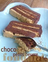 Fondant Chocolat Cafe Aux Petits Beurres Sales Miamm Maman Cuisine Petit Beurre Recette Dessert Gateau Sans Cuisson