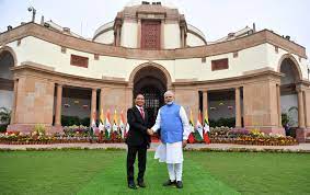 Under the 'pradhan mantri awas yojana', the urban poor people constructing houses will get up to. Pm With The President Of Myanmar At Hyderabad House In New Delhi February 27 2020 Prime Minister Of India
