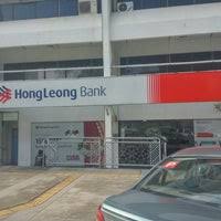 Atm, cash deposit machine, cheque deposit machine. Hong Leong Bank Bank